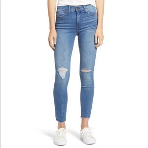 Madewell 9” Mid Rise Skinny Jeans 32